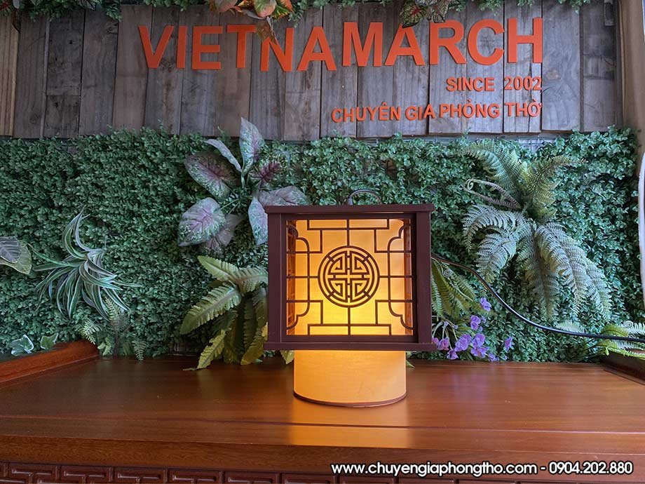 Đèn thả trần chữ Thọ DG19 cho không gian phòng thờ