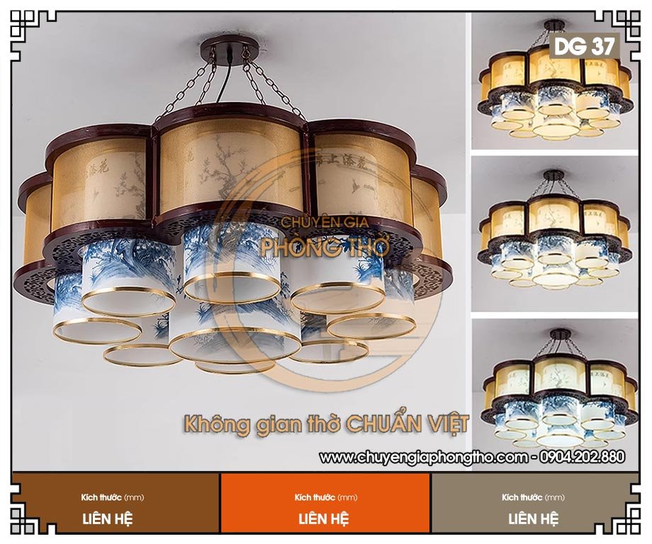Đèn trang trí phòng thờ biệt thự DG37
