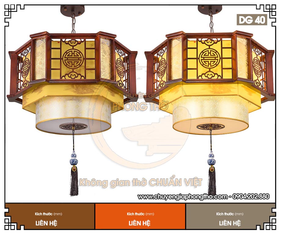 Mẫu đèn thả gỗ chữ Thọ DG40 thu hút nhiều tài lộc Mẫu đèn thả gỗ chữ Thọ DG40 thu hút nhiều tài lộc