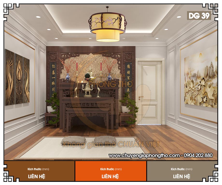 Mẫu đèn thả gỗ trụ tròn DG39 cao cấp cho phòng thờ Việt Mẫu đèn thả gỗ trụ tròn DG39 cao cấp cho phòng thờ Việt