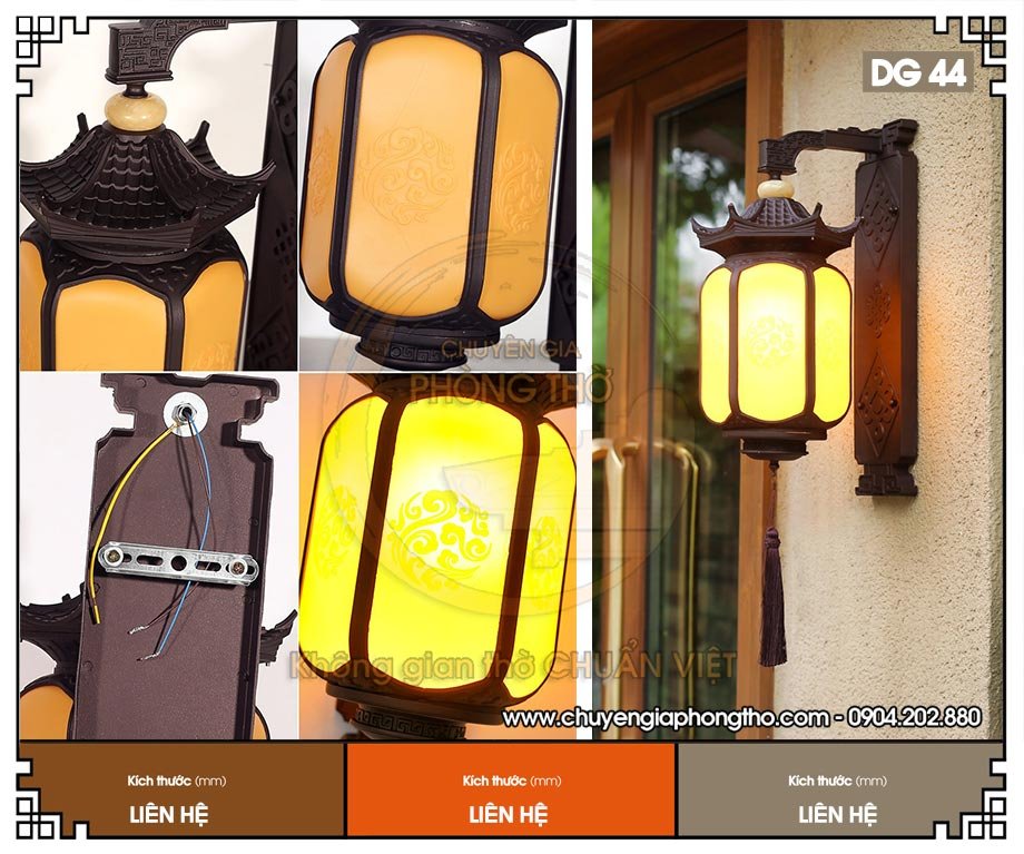 Mẫu đèn treo cổng nhà từ đường DG44 Mẫu đèn treo cổng nhà từ đường DG44