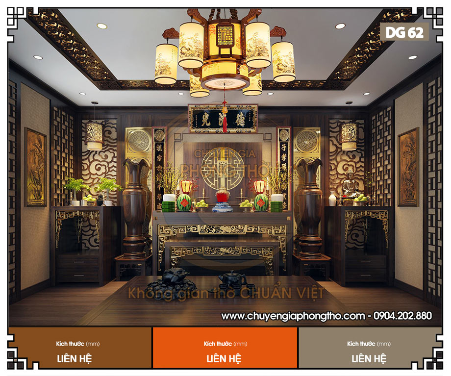 Đèn gỗ treo nhà thờ họ DG62 giá tốt nhất